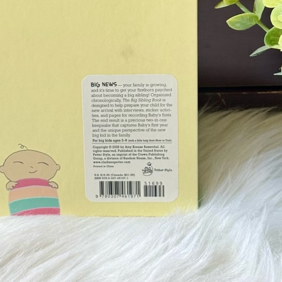 The Big Sibling Book Journal - First Year According to ME Spiral by Amy Krouse R - Picture 5 of 12